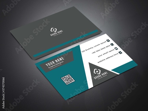 Super stylist Blue elegant corporate card