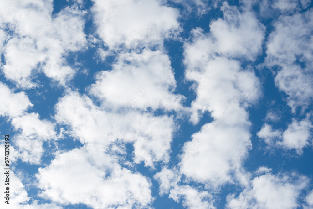 Obraz premium blue sky with white cloud beautifulD