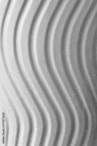 Graphic curved lines in black and white © steve