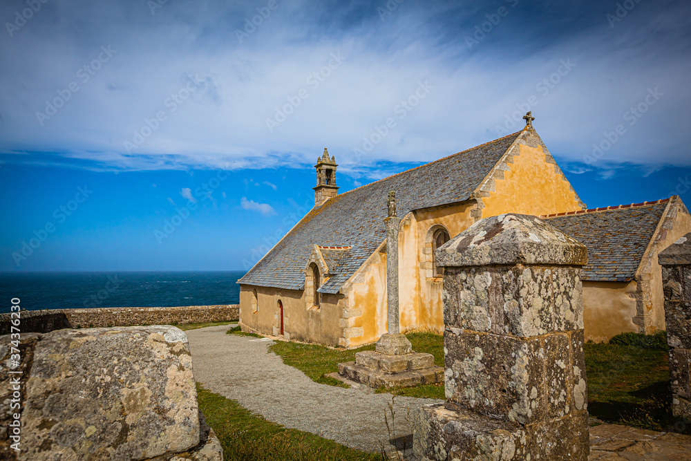 Chapel St. They near the Pointe du Van at the Sizun peninsula in Brittany, France