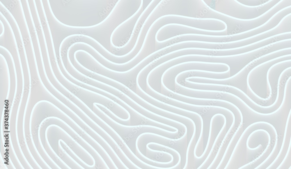 Abstract Concept Background. White Wave Texture