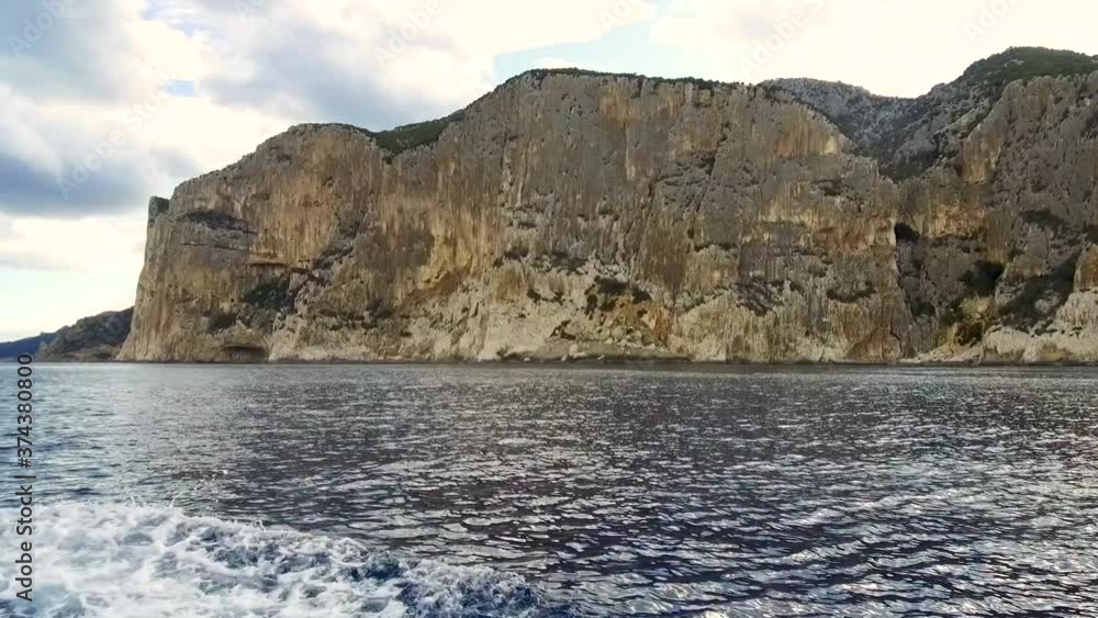 Cruising in the gulf of Orosei - east coast of Sardinia Cruising in the gulf of Orosei - east coast of Sardinia
