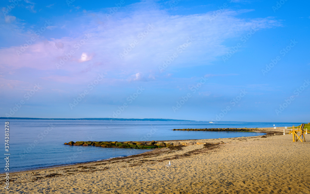 Tranquil Seascape over the Cape Cod Beach