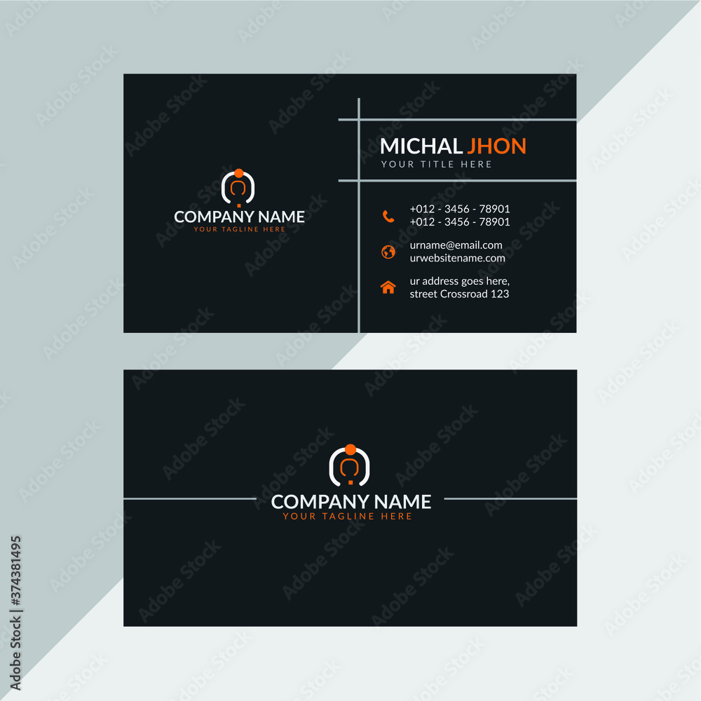 Unique and Professional Business Card Template Unique and Professional Business Card Template