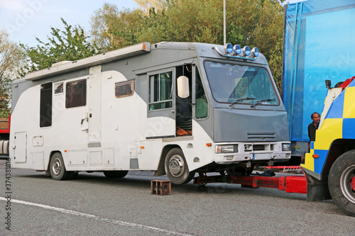 Camper Van and recovery truck	