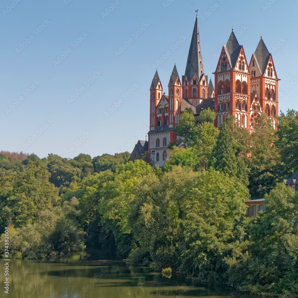 Limburg, Germany - a beautiful cathedral on the river Lahn.