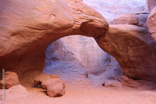 Sand Dune Arch in Arches National Park photo