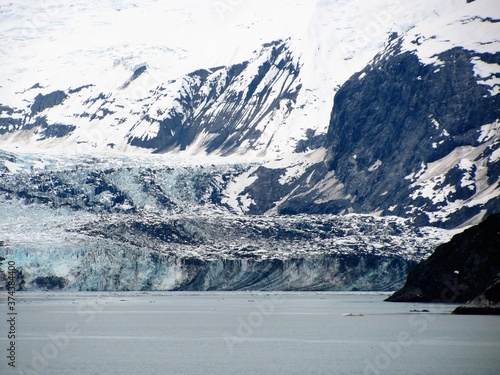 John Hopkins Glacier, Inside Passage, Glacier Bay Alaska photo