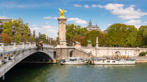 Obraz na płótnie Paris, the Alexandre III bridge