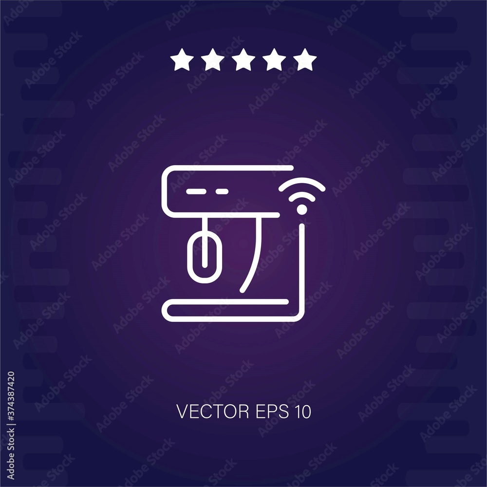 mixer blender vector icon modern illustartion