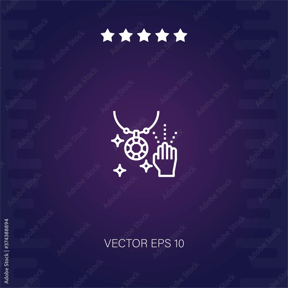 necklace vector icon modern illustration necklace vector icon modern illustration