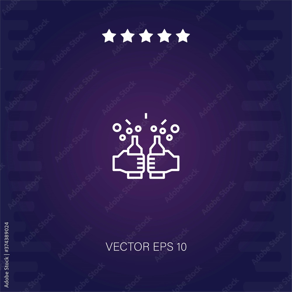 toast vector icon modern illustration toast vector icon modern illustration