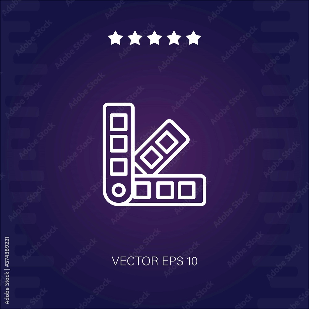 pantone vector icon modern illustration pantone vector icon modern illustration
