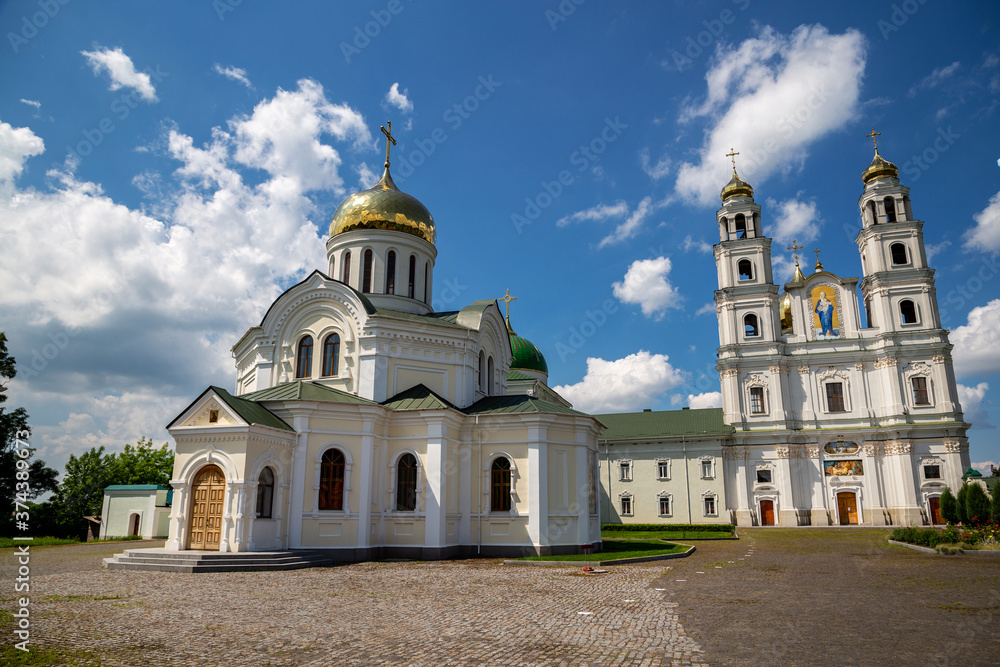 A beautiful male cathedral of the Moscow Patriarchate in Gorodishche.