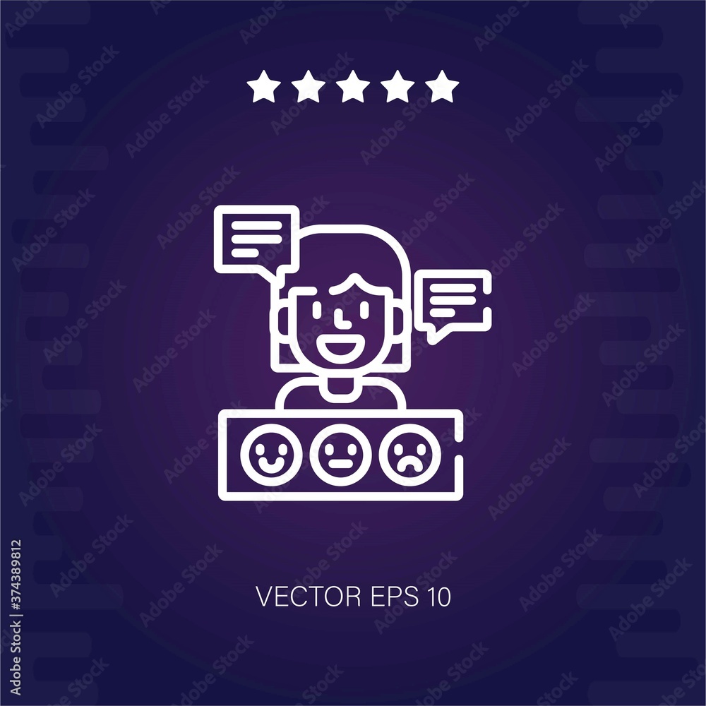feedback vector icon modern illustration feedback vector icon modern illustration