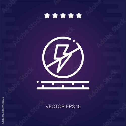 antistatic vector icon modern illustration