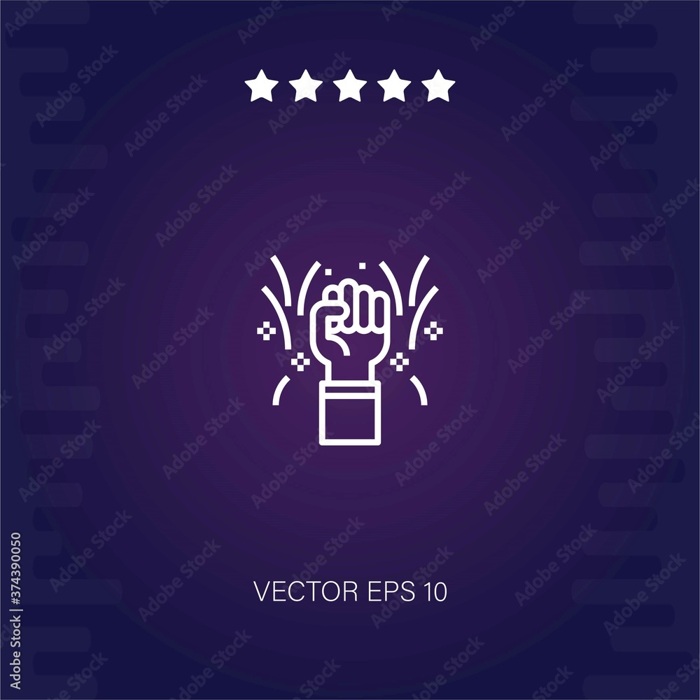 Obraz premium motivation vector icon modern illustration
