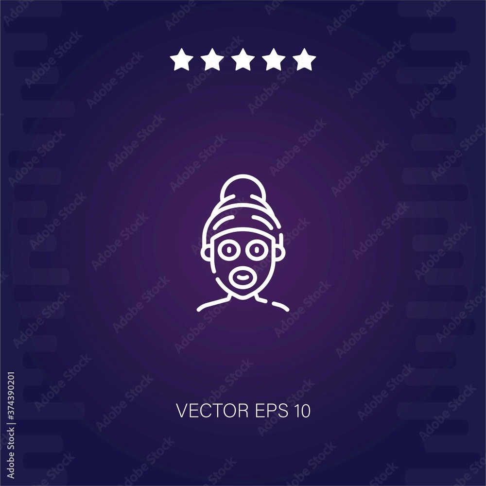 skincare vector icon modern illustration