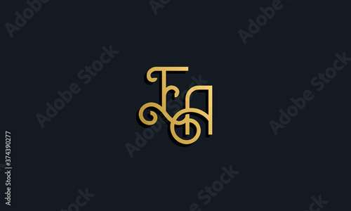 Luxury fashion initial letter EA logo. This icon incorporate with modern typeface in the creative way. It will be suitable for which company or brand name start those initial.