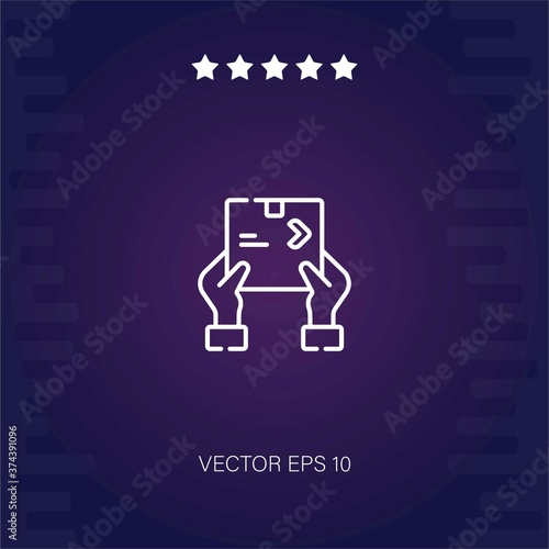 package vector icon modern illustration