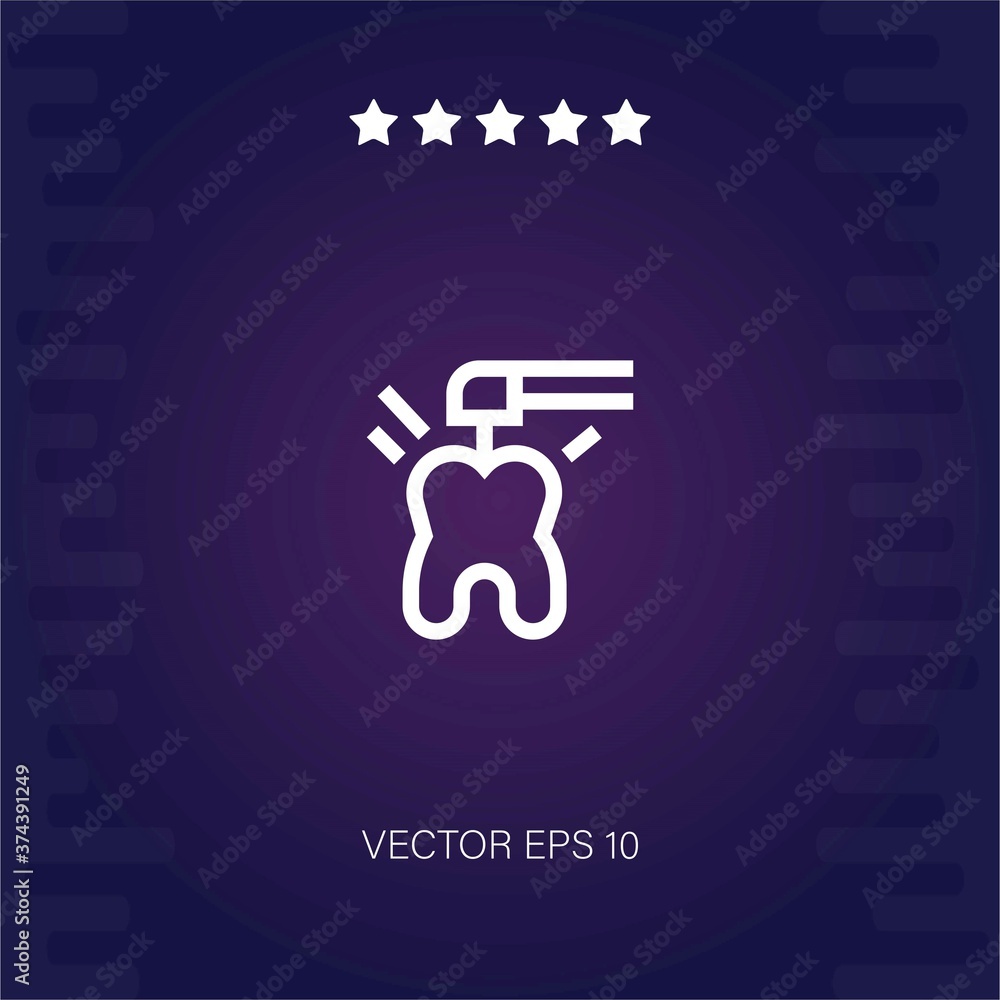 dentist vector icon modern illustration dentist vector icon modern illustration