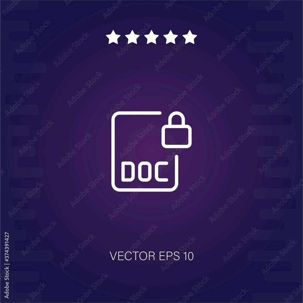 locked vector icon modern illustration locked vector icon modern illustration