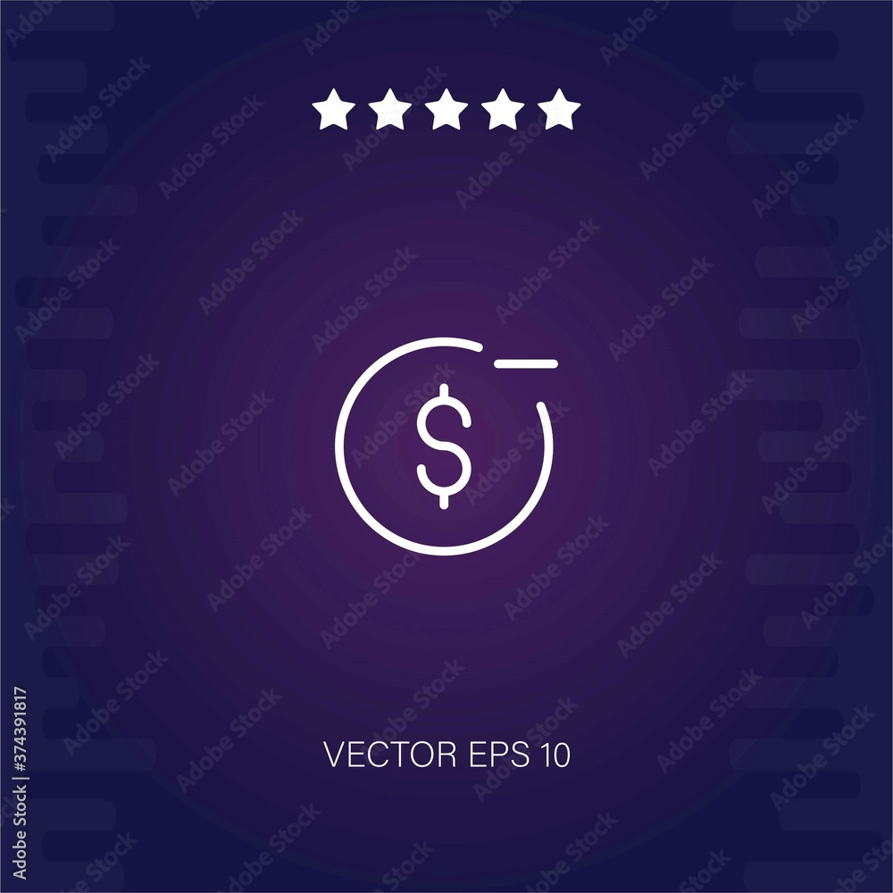 dollar symbol vector icon modern illustration dollar symbol vector icon modern illustration