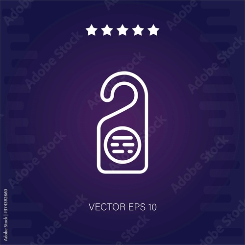 doorknob   vector icon modern illustration