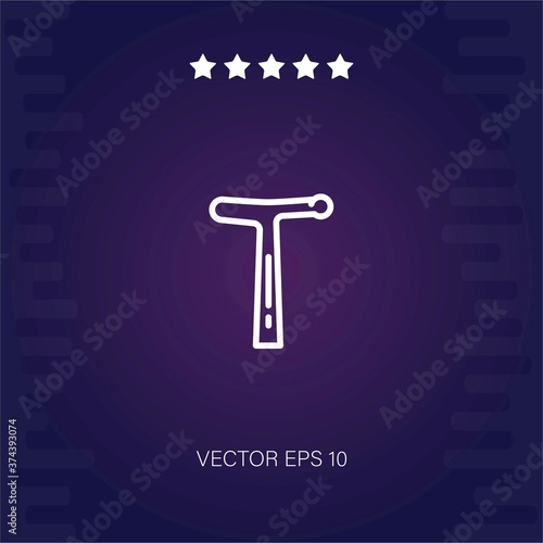 hammer vector icon modern illustration