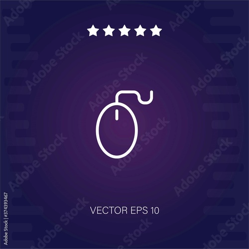 mouse vector icon modern illustration