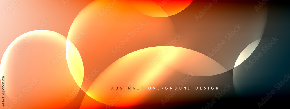 Vector abstract background liquid bubble circles on fluid gradient with shadows and light effects. Shiny design templates for text Vector abstract background liquid bubble circles on fluid gradient with shadows and light effects. Shiny design templates for text