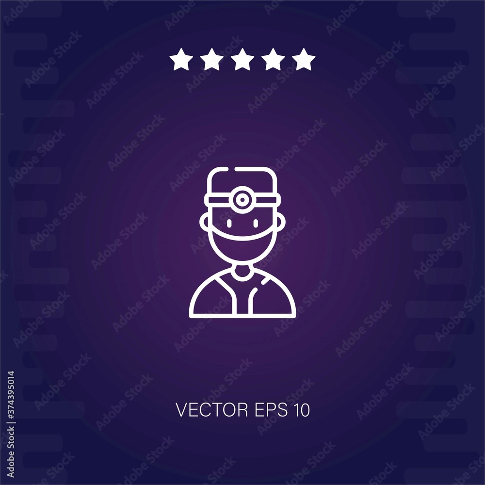 doctor vector icon modern illustration doctor vector icon modern illustration