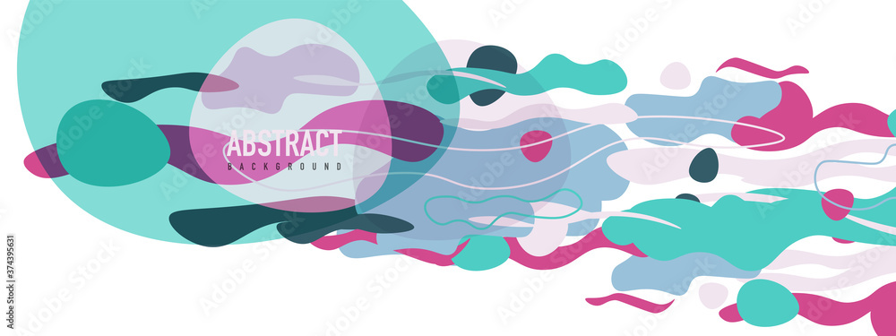 Trendy liquid style shapes abstract design, dynamic vector background for placards, brochures, posters, web landing pages, covers or banners Trendy liquid style shapes abstract design, dynamic vector background for placards, brochures, posters, web landing pages, covers or banners