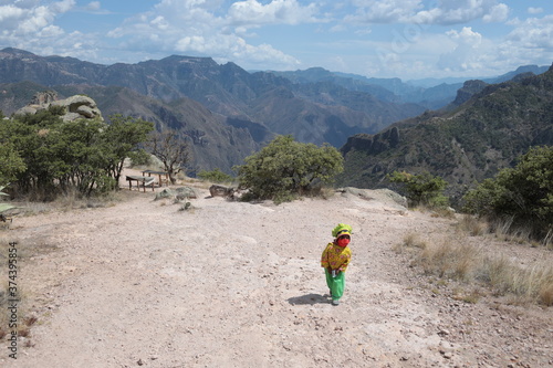 Quadro em tela Las Barrancas del Cobre o el Cañón del Cobre se denomina al sistema conformado por siete barrancas
