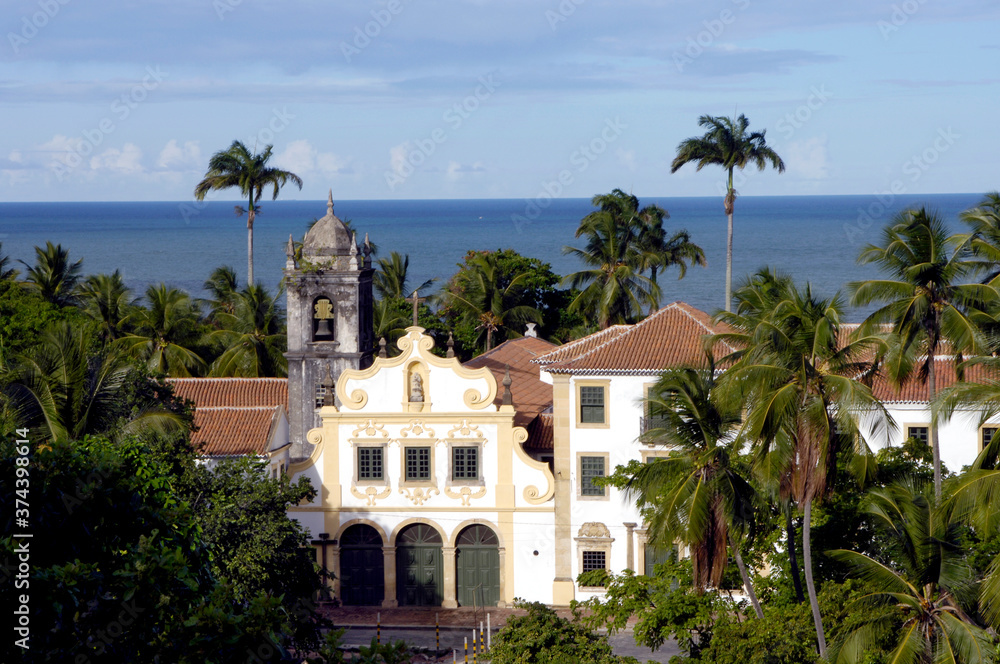 Convento de São Francisco e Igreja de Nossa Senhora das Neves no centro histórico Olinda, Pernambuco, Brasil