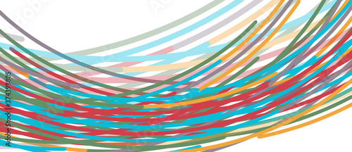 Аbstract moving colorful lines vector backgrounds for cover, placard, poster, banner or flyer