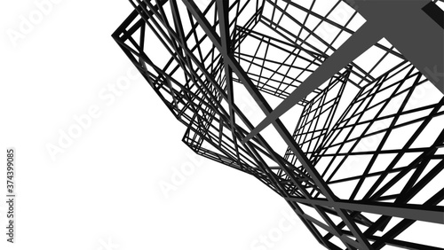 structure building construction. Industrial background