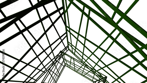 structure building construction. Industrial background