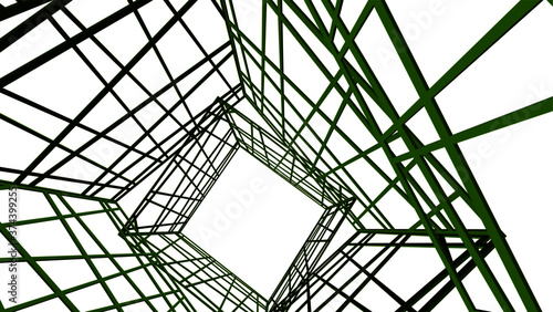 structure building construction. Industrial background