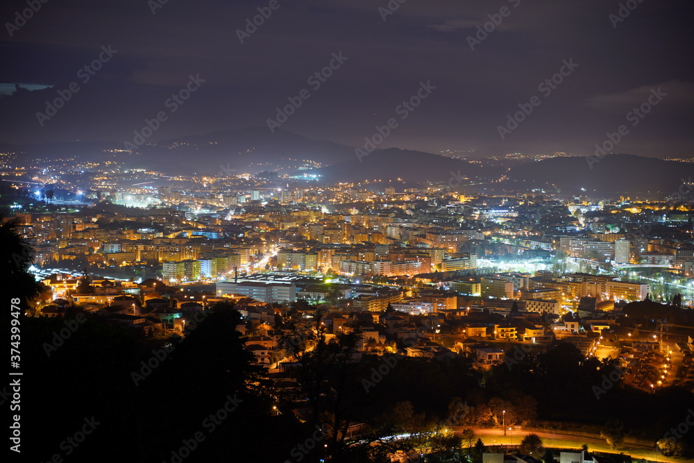 View of Braga, historical city of Portugal. Europe