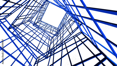structure building construction. Industrial background