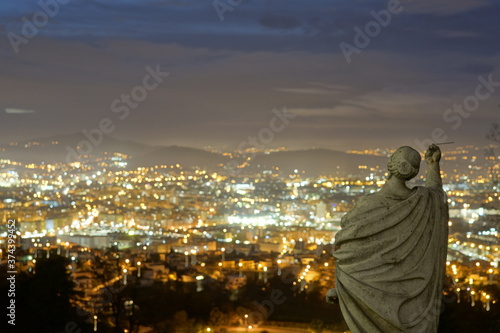 View of Braga, historical city of Portugal. Europe