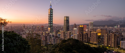 Taipei Sonnenuntergang