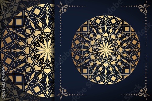 Templates, elegant invitations with mandalas