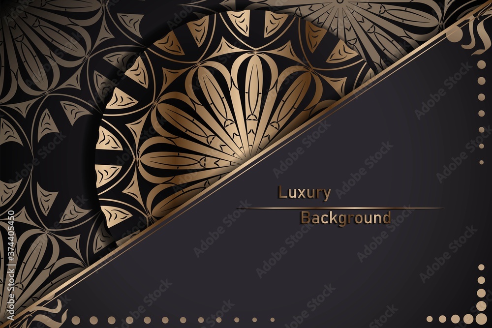 Templates, elegant invitations with mandalas Templates, elegant invitations with mandalas