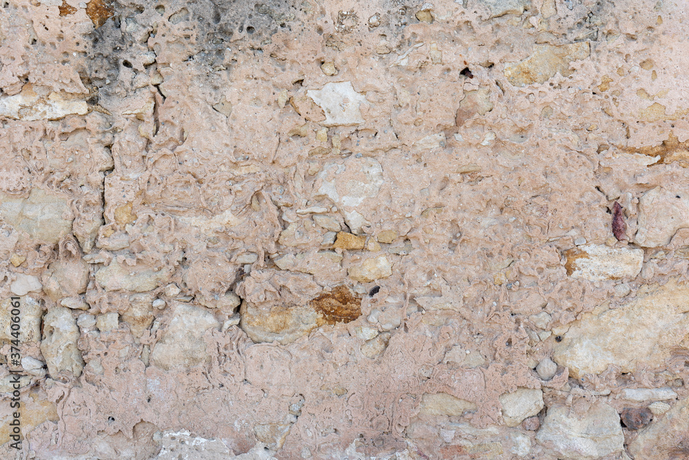 Naklejka premium Fondo de pared, parte de las murallas de un antiguo castillo