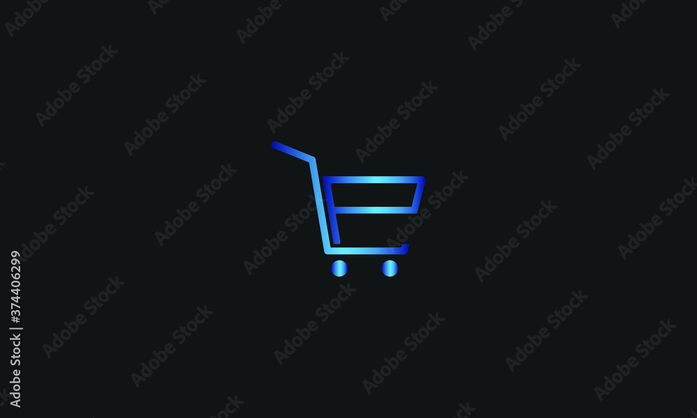 P Letter with Shopping Cart Logo Template vector icon illustration design. Letter P Online Shop Logo P Letter with Shopping Cart Logo Template vector icon illustration design. Letter P Online Shop Logo