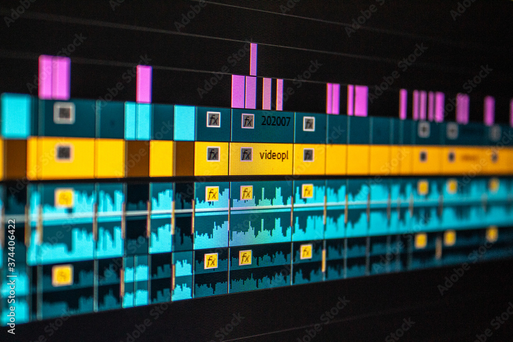 Video Editing Timeline