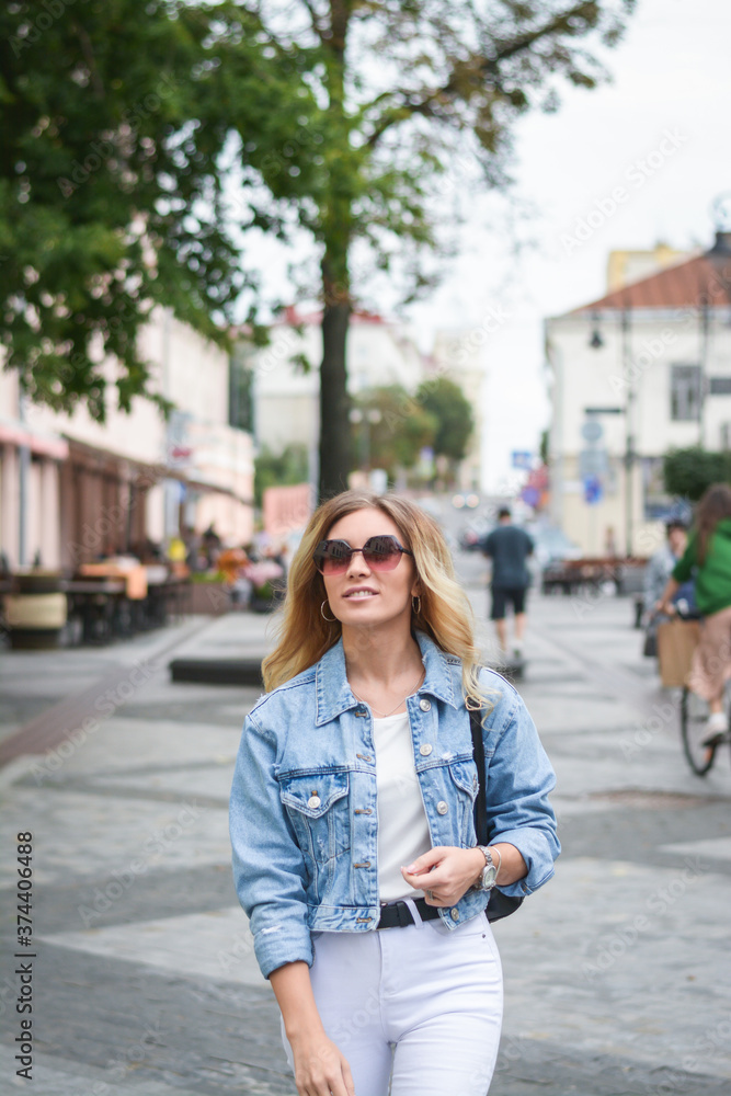 Young stylish woman outdoor Young stylish woman outdoor
