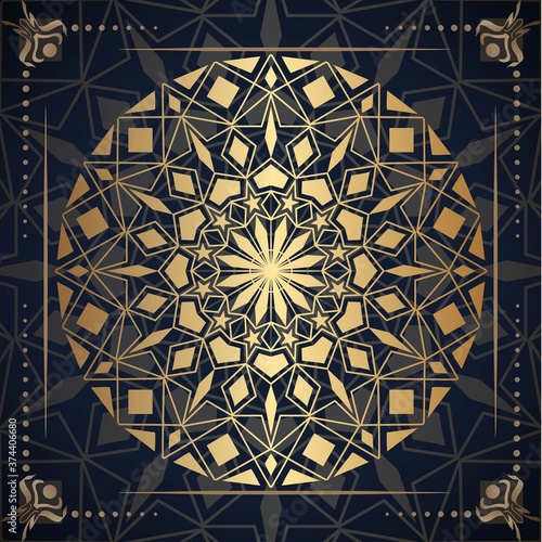 Templates, elegant invitations with mandalas